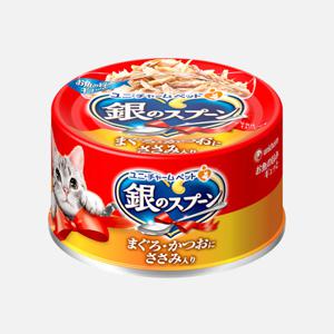 LG유니참 긴노스푼 캔 참치&가다랑어&닭가슴 70g 고양이 간식