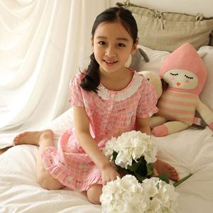 여아 주니어잠옷 고양이 순면 어린이 아동 캐릭터파자마 유아 실