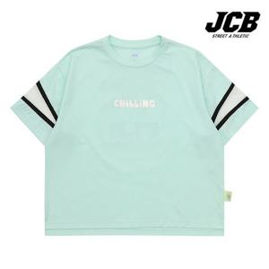 [제이씨비]소매 매쉬 프린팅 반팔 티셔츠