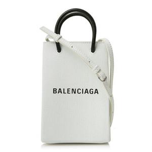 [발렌시아가] 여성 로고 폰 홀더 크로스 백 593826 0AI2N 9000