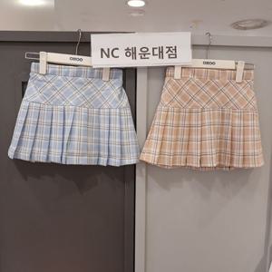 [오후]시원한~여름 체크 스커트 OHWH24553