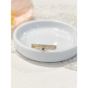 미니골드 18K 투라인하트 미스링 RRTM4086