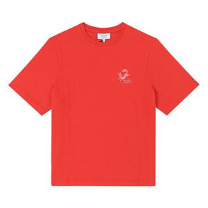 메종키츠네 NW00116KJ0119 P653 팬시 폭스 자수 여성 반팔티