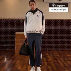[르꼬끄공식] 유니 컬러블럭 루즈핏 조거 팬츠 (QQ123LPT22)