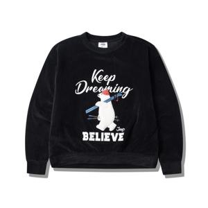 [지프]여성 WOMEN 스키베어 벨로아 골지 맨투맨 (JQ1TSF857)