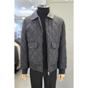 바쏘옴므 세이브존03 바쏘옴므 25 블랙 양가죽 카라배색 THINSULATE 경량 패딩 점퍼 WSZAG5UA01ABKA