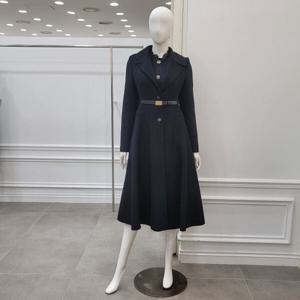 [미니멈]플레어 카라벨트 핸드메이드코트 (MYDGHL9740MG)_IC