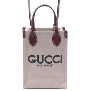 [구찌] 24FW 여성 로고 프린트 수퍼 미니 토트숄더백 (799300 FACUL 8574 24F)