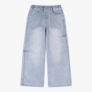 [일로딜로]트임 와이드 데님팬츠IDTJ25350