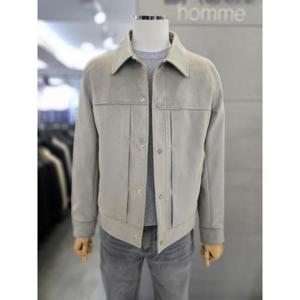 바쏘옴므 세이브존03 바쏘옴므 25 라이트베이지 비건레더 스웨이드 카라 블루종 점퍼 WSAGZ1UA20ABGA