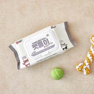 펫모닝 펫둥이 올바디펫티슈 70매