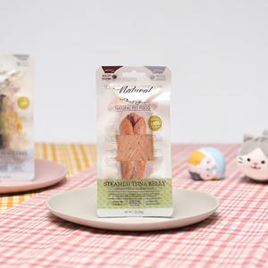 내추럴키티 증기로 찐 참치뱃살 30g 원물 통살 고양이간식