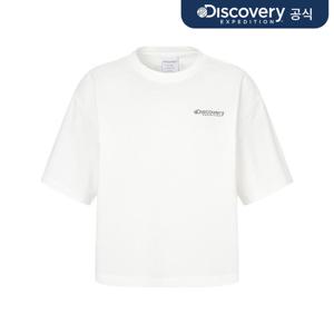 프레시벤트 여성 에센셜 반팔 크롭 워터티셔츠 (WHITE) DWSW72053-WHS