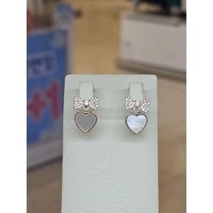 미라클 세이브존03 미라클 하트리본 귀걸이 AGgssd444A