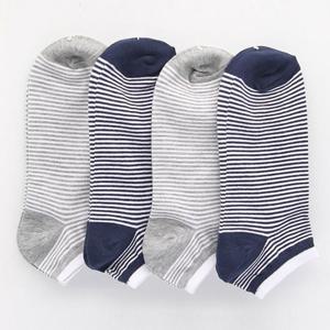 국산 남성 캐주얼 잔줄무늬 발목양말 3켤레 묶음