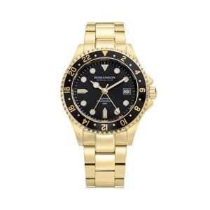 [마션틴트(잡화)][로만손] 본사정품 악티우스 남성 골드 메탈시계 RWAMFM3BS004GOBK0