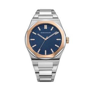 [마션틴트(잡화)][로만손] 오디에 옥타고논 남성 메탈시계 RWRMMM4BS004CRNA0