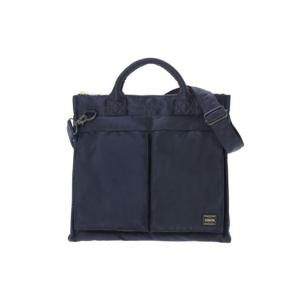 포터 올 뉴 탱커 스퀘어 토트백 라지 아이언 블루 622-27843