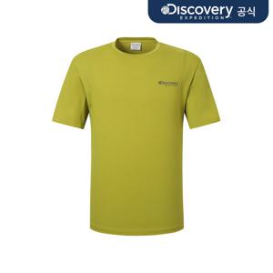 [디스커버리] 프레시벤트 남성 어깨 절개 기능성 반팔티셔츠 (L/OLIVE) DMRS6G053-OLL