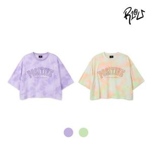 [알텐유]여아 물나염 크롭 티셔츠(U2421T152)