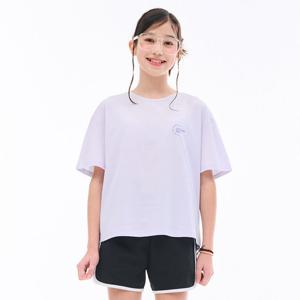 [오션스카이] 여아 쿨 일러스트 그래픽 반팔 티셔츠-ECJG5894E0T