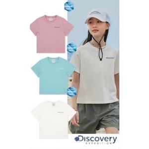 [디스커버리키즈US] (DKRS7B053) 여아 프레시벤트 캠핑그래픽 반팔티셔츠