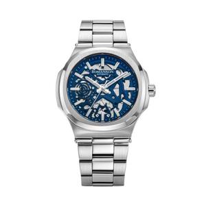 [마션틴트(잡화)][로만손]  오디에 옥타고논 오토매틱 남성 메탈시계 RWTMOM5BS004WHBL0