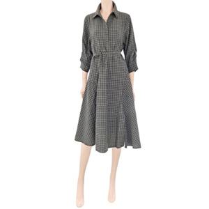 [숲]셔츠 벨티드 소매 턴업 원피스 SB8OP30