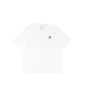 메종키츠네 MW00111KJ0119 P100 여성 볼드 폭스헤드 티셔츠 화이트