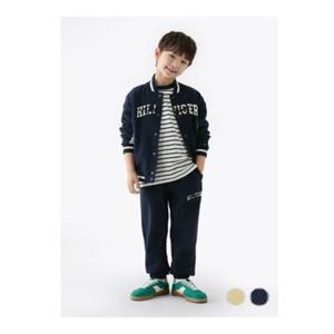 [타미힐피거칠드런2] 믹스 그래픽 스웨트 팬츠 T42F6PPC300BT1 2T 16세