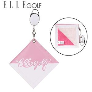 [엘르골프]여성 스트링 볼 타월 핑크6I27903_DJ