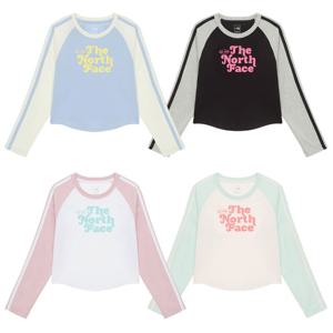 노스페이스키즈 걸즈 앤 그루브 긴팔 라운드 티-NT7TR03