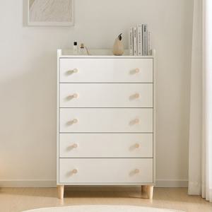 스코나 에킨슨 유아 아기 5단 서랍장(다리형) 베이비장