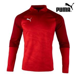 [푸마]M 푸마긴팔티 CUP 트레이닝 1/4 짚 티(65626701) 656267 0