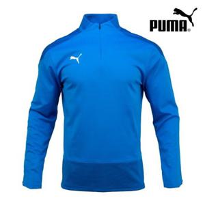 [푸마]M 푸마긴팔티 푸마 팀골 23 트레이닝 1/4 짚 탑(65647602)