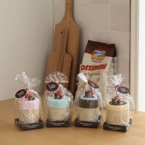 송월 무스케익 베이커리 기념수건