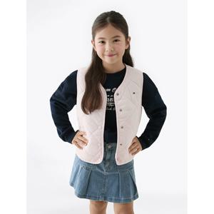 타미힐피거 키즈 T42F6QVT110GT2 리버시블 퀼팅 베스트