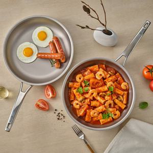 클래딘 IH 통3중 리얼 티타늄 직화 인덕션 프라이팬 24cm