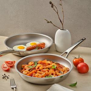 클래딘 IH 통3중 리얼 티타늄 직화 인덕션 프라이팬 28cm