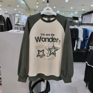 에어워크주니어 sh06 쿠션지 앞판 원더 루즈핏 맨투맨티셔츠 R257G1252A