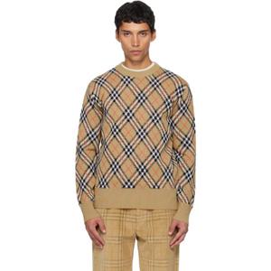 버버리 패딩 베이지 리버서블 체크 스노든 다운 재킷 252376M178005