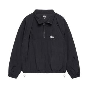 스투시 웜업 풀오버 블랙 115878