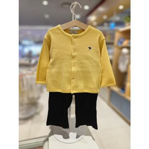 블루독베이비[hu]25.FW신상 YE)가디건상하세트B 45A70-672-14 상하복 가을겨울 외출복 외출상하복 등원복