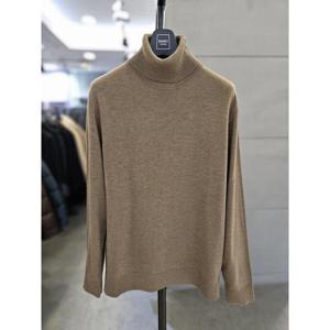 바쏘옴므 세이브존03 바쏘옴므 남자 터틀넥 베이지 니트 폴라티 WSAGZ4WN10A