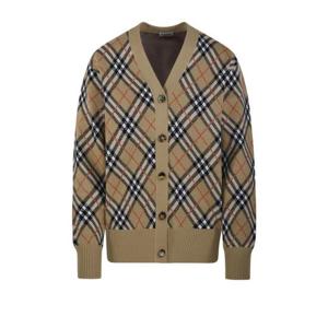 버버리 체크 울 가디건 8110579 Beige