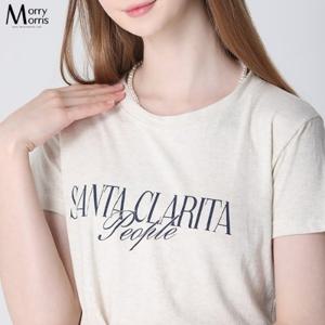 [더블유쇼핑][모리모리스(Morry Morris)] 클라리타 반팔 티셔츠_