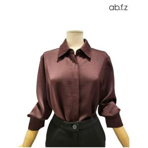 [에이비에프지]컬러 포인트 럭셔리 긴팔 블라우스 APA1HB31A