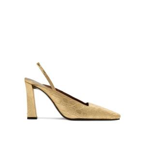 쥬세페자노티 브렌다 크로커다일 프린트 스퀘어 토 90mm I450001022