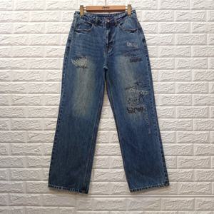 [지프](유니)   프린트  와이드  데님팬츠  JQ3DPU534_BP