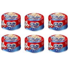 [대원에이알] LG유니참 고양이간식 긴노스푼 미쓰보시 캔(참치)x6